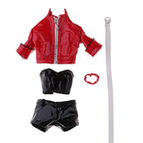 Maxbell 1/6 Scale PU Leather Clothes Suits for Female 12inch Action Figure - Aladdin Shoppers