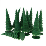 Maxbell 10Pcs Pine Model Trees for Miniature Landscape Scenery HO Diorama or Layout - Aladdin Shoppers