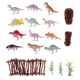 Maxbell 27Pcs Jurassic Model Toys Plastic Dinosaur Action Figure Zoo Animal Learning - Aladdin Shoppers