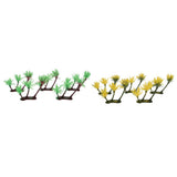 Maxbell 5 Pieces Plastic Coconut Tree Model Mini Bonsai DIY Garden Park Diorama Accs 14cm - Aladdin Shoppers