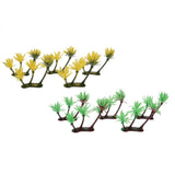 Maxbell 5 Pieces Plastic Coconut Tree Model Mini Bonsai DIY Garden Park Diorama Accs 14cm - Aladdin Shoppers