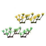 Maxbell 5 Pieces Plastic Coconut Tree Model Mini Bonsai DIY Garden Park Diorama Accs 14cm - Aladdin Shoppers