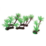 Maxbell 5Pcs Painted Green Coconut Palm Trees Model 14cm HO for Diorama Architecture - Aladdin Shoppers