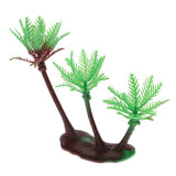 Maxbell 5Pcs Painted Green Coconut Palm Trees Model 14cm HO for Diorama Architecture - Aladdin Shoppers