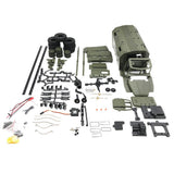 Unassemble 2.4G 1/16 WPL B36 Communication Military Truck Models Army Green - Aladdin Shoppers