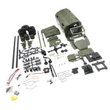 Unassemble 2.4G 1/16 WPL B36 Communication Military Truck Models Army Green - Aladdin Shoppers