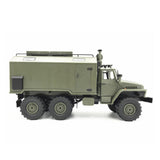 Unassemble 2.4G 1/16 WPL B36 Communication Military Truck Models Army Green - Aladdin Shoppers