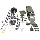 Unassemble 2.4G 1/16 WPL B36 Communication Military Truck Models Army Green - Aladdin Shoppers