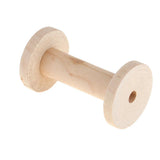 Natural Wooden Spool for Thread String Rolling Wire Bobbin Sewing Tools DIY Needlework Accessories - Aladdin Shoppers
