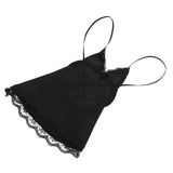 4x1:6 Scale Female Slip Dress Skirt Clothes for 12inch Action Figure Toy Black