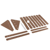 4 Steps Wooden Pigment Rack Organizer Paint Bottle Brushes Storage Holder - Aladdin Shoppers