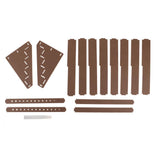 4 Steps Wooden Pigment Rack Organizer Paint Bottle Brushes Storage Holder - Aladdin Shoppers