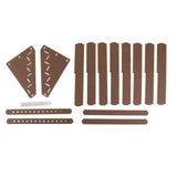 4 Steps Wooden Pigment Rack Organizer Paint Bottle Brushes Storage Holder - Aladdin Shoppers