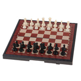 Maxbell Portable Plastic Folding Magnetic International Chessboard Chess Game Toys Set Travel Game Set - Education Toys - Aladdin Shoppers