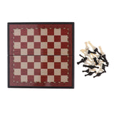 Maxbell Portable Plastic Folding Magnetic International Chessboard Chess Game Toys Set Travel Game Set - Education Toys - Aladdin Shoppers