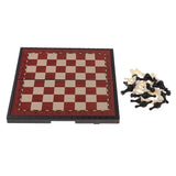 Maxbell Portable Plastic Folding Magnetic International Chessboard Chess Game Toys Set Travel Game Set - Education Toys - Aladdin Shoppers