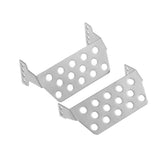 Maxbell Stainless Steel Front Bumper Lower Axle and Gearbox Mount Protection Skid Plate Set for 1/10 Rc Crawler TRX-4 Accessories - Aladdin Shoppers