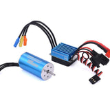 Maxbell 2445 3600KV 4P Sensorless Brushless Motor & 35A Brushless ESC Electronic Speed Controller for 1/14 1/16 RC Cars - Aladdin Shoppers