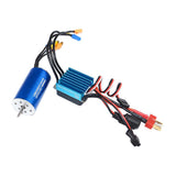 Maxbell 2445 3600KV 4P Sensorless Brushless Motor & 35A Brushless ESC Electronic Speed Controller for 1/14 1/16 RC Cars - Aladdin Shoppers