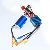 Maxbell 2445 3600KV 4P Sensorless Brushless Motor & 35A Brushless ESC Electronic Speed Controller for 1/14 1/16 RC Cars - Aladdin Shoppers