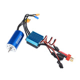 Maxbell 2445 3600KV 4P Sensorless Brushless Motor & 35A Brushless ESC Electronic Speed Controller for 1/14 1/16 RC Cars - Aladdin Shoppers
