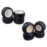 Maxbell 4pcs 1/10 RC Buggy Tires Tyre and Wheels Rims for1/10 HSP Hongnor ZD Racing LRP VRX Redcat FTX Crawler Car - Aladdin Shoppers