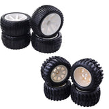 Maxbell 4pcs 1/10 RC Buggy Tires Tyre and Wheels Rims for1/10 HSP Hongnor ZD Racing LRP VRX Redcat FTX Crawler Car - Aladdin Shoppers