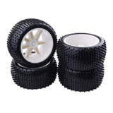Maxbell 4pcs 1/10 RC Buggy Tires Tyre and Wheels Rims for1/10 HSP Hongnor ZD Racing LRP VRX Redcat FTX Crawler Car - Aladdin Shoppers