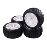 Maxbell 4pcs 1/10 RC Buggy Tires Tyre and Wheels Rims for1/10 HSP Hongnor ZD Racing LRP VRX Redcat FTX Crawler Car - Aladdin Shoppers