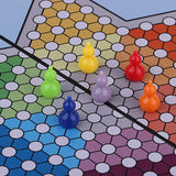Maxbell Large Magnetic Folding Chinese Checkers Chequers Classic Strategy Board Game - Aladdin Shoppers