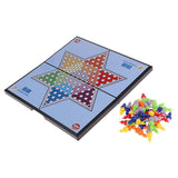 Maxbell Large Magnetic Folding Chinese Checkers Chequers Classic Strategy Board Game - Aladdin Shoppers