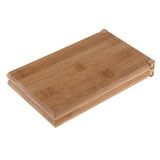 Maxbell Mancala African Stone Game - 8.6 x 5.1 inch Bamboo Board with 48 Agate Beads - Aladdin Shoppers