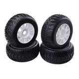 Maxbell 1:8 RC Short Course Vehicles Wheel Tyres Tires 4Pc for Redcat HPI HSP Himoto - Aladdin Shoppers