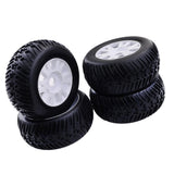 Maxbell 1:8 RC Short Course Vehicles Wheel Tyres Tires 4Pc for Redcat HPI HSP Himoto - Aladdin Shoppers