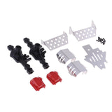 Front & Rear Axle Housing + Diff Cover + Chassis Skid Plate for Traxxas TRX4 - Aladdin Shoppers