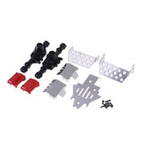 Front & Rear Axle Housing + Diff Cover + Chassis Skid Plate for Traxxas TRX4 - Aladdin Shoppers