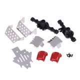 Front & Rear Axle Housing + Diff Cover + Chassis Skid Plate for Traxxas TRX4 - Aladdin Shoppers