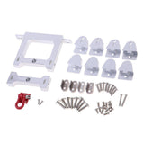 WPL Full Upgraded Kits Metal Chassis Accessories DIY Model Lifting Lugs and Bumper for B14 B24 B16 B36 Truck RC Climbing Vehicle - Aladdin Shoppers