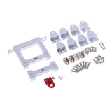 WPL Full Upgraded Kits Metal Chassis Accessories DIY Model Lifting Lugs and Bumper for B14 B24 B16 B36 Truck RC Climbing Vehicle - Aladdin Shoppers