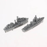 Maxbell 10pcs Simulation Warship Battleship Static Military Model DIY Accessories Child Toys Gray - Aladdin Shoppers