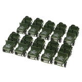 Maxbell 10pc Sand Table Toy Plastic Military Jeep Model Soilder Figure Accessories - Aladdin Shoppers