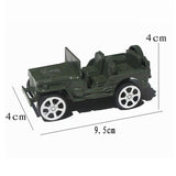 Maxbell 10pc Sand Table Toy Plastic Military Jeep Model Soilder Figure Accessories - Aladdin Shoppers