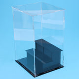 3 Steps Clear Acrylic Display Case Model Figures Protection Box 24x18x18cm - Aladdin Shoppers