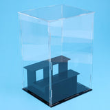 3 Steps Clear Acrylic Display Case Model Figures Protection Box 24x18x18cm - Aladdin Shoppers