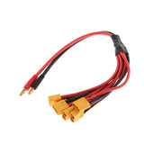 370mm Length XT60 EC5 To 4.0mm Banana Plugs Balance Charge Cable For RC Quadcopter Parts Accessory - Aladdin Shoppers