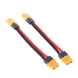 2Pcs XT60 Plug Male Female Extension Cable Line Battery Adapter 10cm 12AWG - Aladdin Shoppers