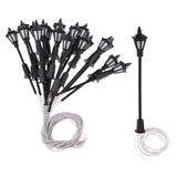 20pcs 1:150 Model Railway Train Lamp Street Lights HO OO Scale LED 6.5cm - Aladdin Shoppers