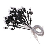 20pc 1:100 Scale Garden Miniatures Landscape Decoration Street LEDs 7cm Heigth - Aladdin Shoppers