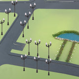 20pc 1:100 Scale Garden Miniatures Landscape Decoration Street LEDs 7cm Heigth - Aladdin Shoppers
