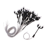 20pc 1:100 Scale Garden Miniatures Landscape Decoration Street LEDs 7cm Heigth - Aladdin Shoppers